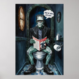 Halloween Classic Monster på John Funny Poster