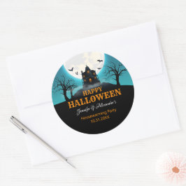 Halloween Classic Round Sticker Runt Klistermärke