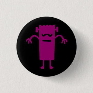 Halloween Clip Art Frankenstein Button Knapp