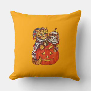 Halloween Clown Kittens Kudde