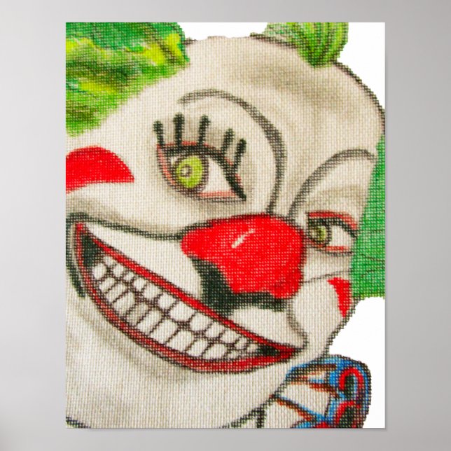 HALLOWEEN-CLOWN PATOLOGISK PATSY POSTER (Framsidan)