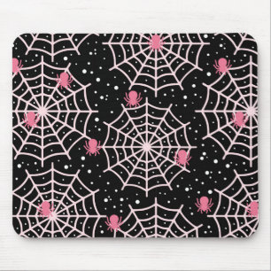 Halloween Cobwebs & Spiders Mönster Musmatta
