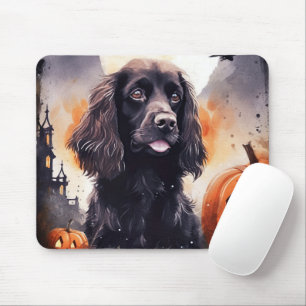Halloween Cocker Spain with Pumpkins Musmatta