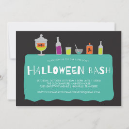 Halloween Cocktail Costume Party-inbjudan Inbjudningar