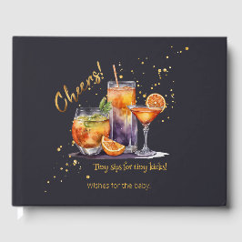 Halloween Cocktail Drinks Baby Shower Gästböcker