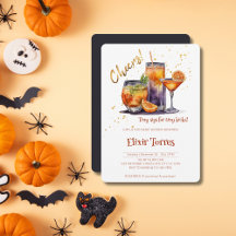 Halloween Cocktail Drinks Baby Shower