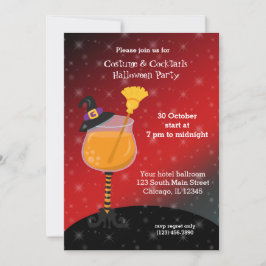 Halloween Cocktail Inbjudningar