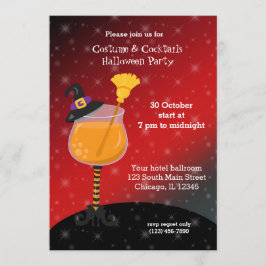 Halloween Cocktail Inbjudningar