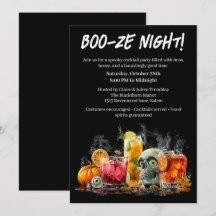 Halloween Cocktail Party | Boo-ze Night