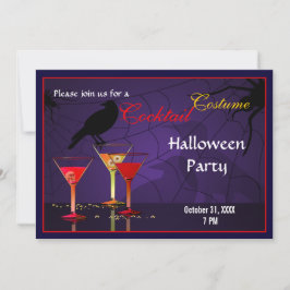 Halloween Cocktail Party Inbjudan