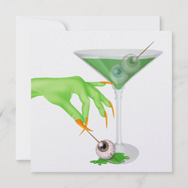 Halloween Cocktail Party-inbjudan av SRF Inbjudningar (Framsida)