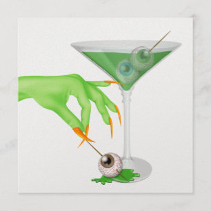 Halloween Cocktail Party-inbjudan av SRF Inbjudningar