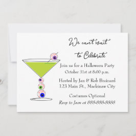 Halloween Cocktail Party-inbjudan Inbjudningar