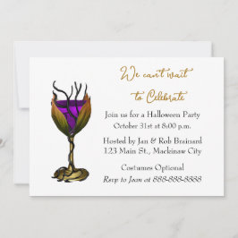 Halloween Cocktail Party-inbjudan Inbjudningar