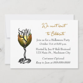 Halloween Cocktail Party-inbjudan Inbjudningar