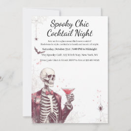 Halloween Cocktailparty | Spooky Chic-natt Inbjudningar