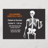 Halloween cocktailpartyinbjudan inbjudningar