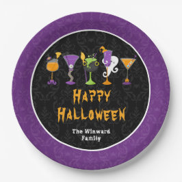 Halloween Cocktails and Costumes Party Purple