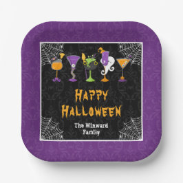 Halloween Cocktails and Costumes Party Purple