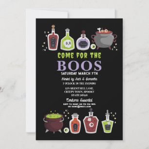Halloween Cocktails Döskallar Sprit Boos Inbjudningar