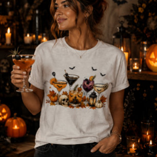 Halloween cocktails höst drycker fest t shirt