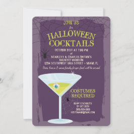 Halloween Cocktails Inbjudningar