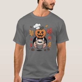 Halloween Coffee Älskare T-Shirt