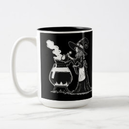 Halloween Coffee Två-Tonad Mugg
