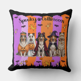 Halloween Collies Kudde