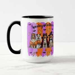 Halloween Collies Mugg