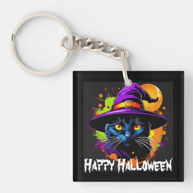 Halloween Colorful Majestic Black Cat (Framsidan)
