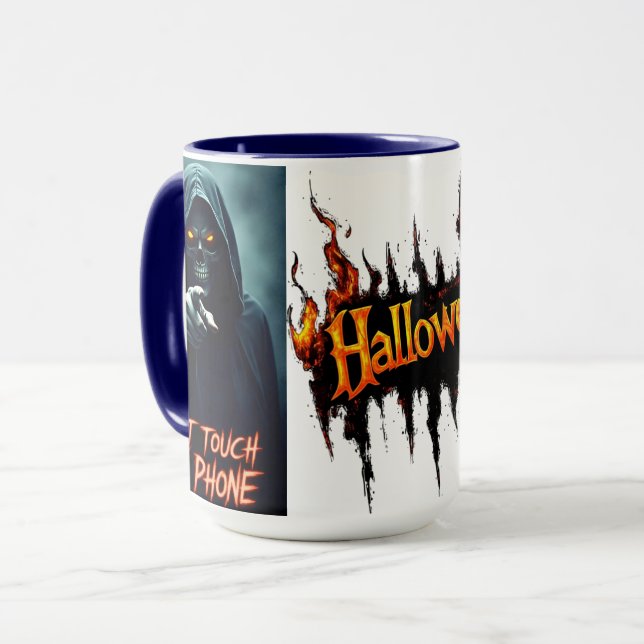 Halloween Combo Mugg! 👻#HalloweenMug #CreepyCuteC Mugg (Framsida vänster)