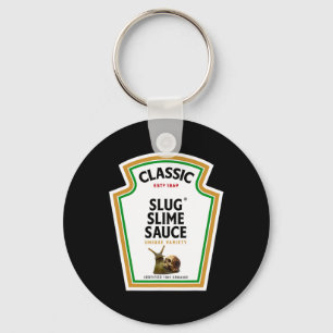Halloween Condiment Sauce Flaska Slug Slime Sauce Nyckelring