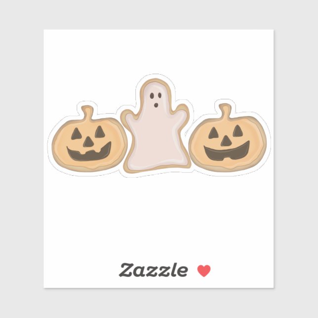 Halloween-cookies Klistermärken (Ark)