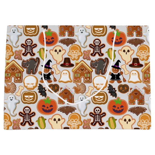 Halloween Cookies Mönster Collection Offwhite BG (Framsidan)