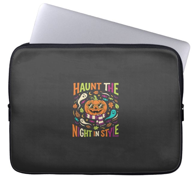 Halloween Cool Jack Lykta Laptop Fodral (Framsidan)