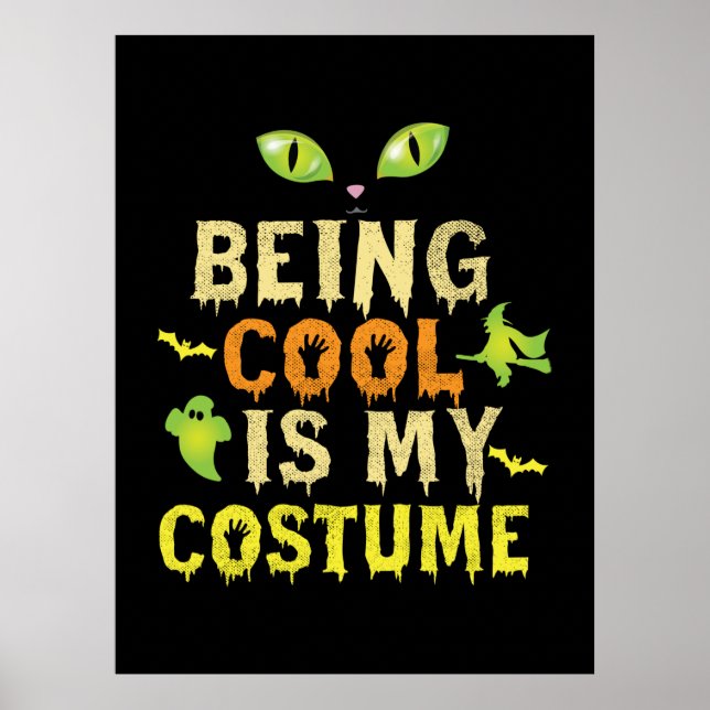 Halloween-Coolan är min dräktighetsfödelsedag Poster (Framsidan)