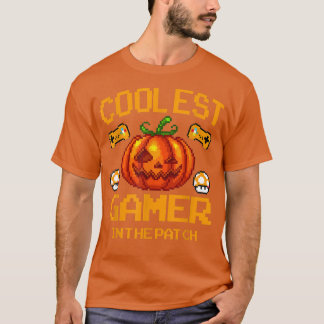 Halloween Coolest Gamer In The Patch Game Controll T Shirt