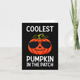 Halloween Coolest Pumpkin in Patch Roligt Boys Gi Kort