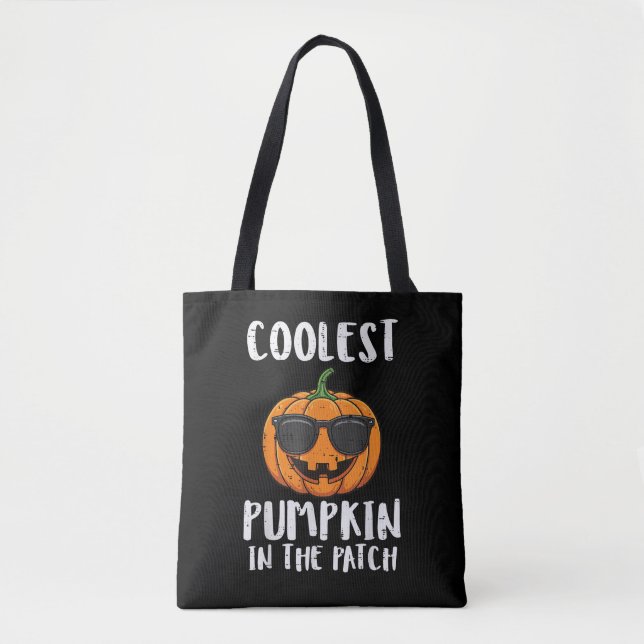 Halloween Coolest Pumpkin Patch Dräkt Män Pojkar K Tygkasse (Framsida)