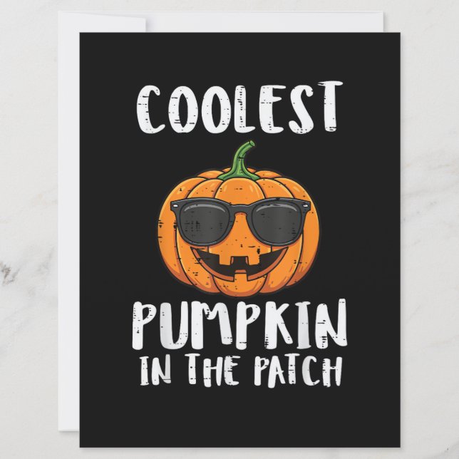 Halloween Coolest Pumpkin Patch Kostym Män Pojkar  (Framsida)