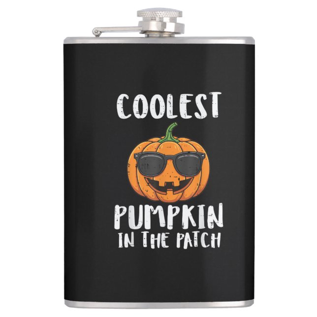 Halloween Coolest Pumpkin Patch Kostym Män Pojkar  Fickplunta (Framsidan)