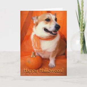 Halloween Corgi-kort Kort