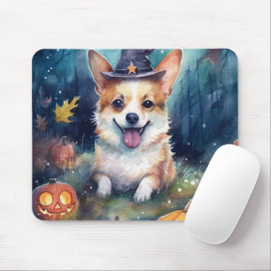 Halloween Corgi med pumpor Scary Musmatta