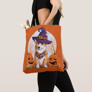Halloween Corgi Tygkasse