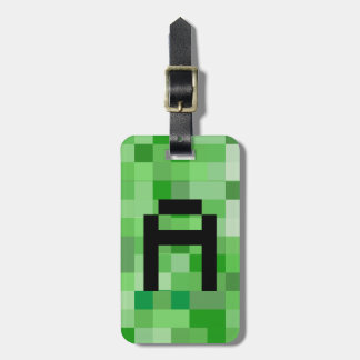 Halloween Cosplay Initial Brev A RPG Gamer Pixel Bagagebricka