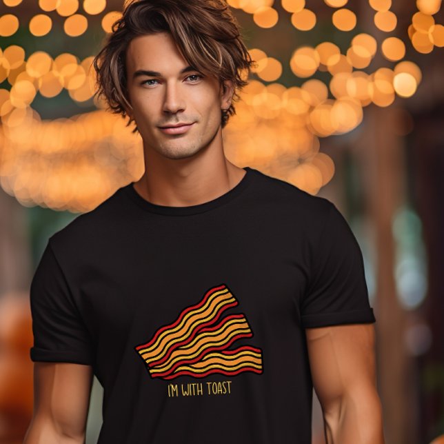 Halloween costume bacon im med rostat par t shirt (Skapare uppladdad)