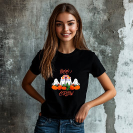 Halloween Costume BOO Crew Pumpkin Patch Spooky T Shirt