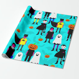 halloween costume children mime fladdermus presentpapper