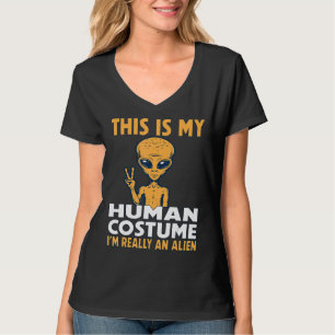 Halloween Costume Det här är min mänskliga dräkt j T Shirt
